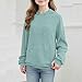 Sweters for Girls Dressy Casual Long Sleeve Ribbed Knit Hoodies Oversized Lightweight Pullover Fall Fashion Clothes 2025