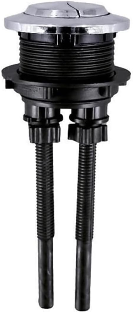 Toilet Flusher Replacement kit, Flush Valves Universal Button Cover Fits 38-45 mm Hole Closestool Round Dual Press Tank Accessories Switch Water Saving Rod