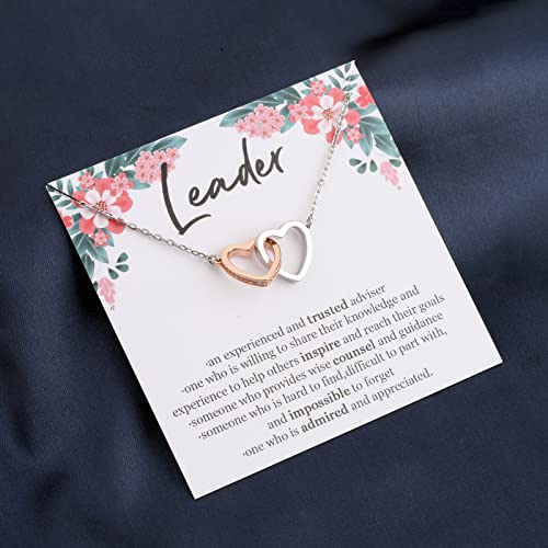 Kuiayi Best Leader Gift Thank You Appreciation Gift Mentor Gift Supervisor Gift Retirement Gift Coworker Gift For Women (Leaderheartnc) #TOP4