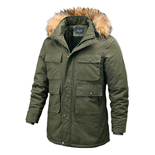 Parka d'hiver verte pour homme le manteau idéal pour les sorties froides en ville