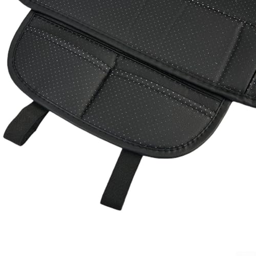 Besttoolifes Funda de asiento delantero de coche de piel sintética transpirable con cojín de carbón 5A para ventilación y masaje, uso en las cuatro estaciones, color beige