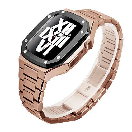 Bracelets iWatch acier inoxydable antichoc avec coque intégrée - 5