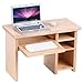 Haomian Dollhouse Miniature Laptop Computer and Office Table Doll House Simulation Notebook Accessories for Doll 1/6 1/12 Miniatures Kids Pretend Play