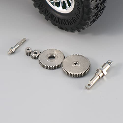 RCAWD SCX24 Transmission Gears Gearbox Axle Kit for Axial 1/24 SCX24 Series Upgrades Part
