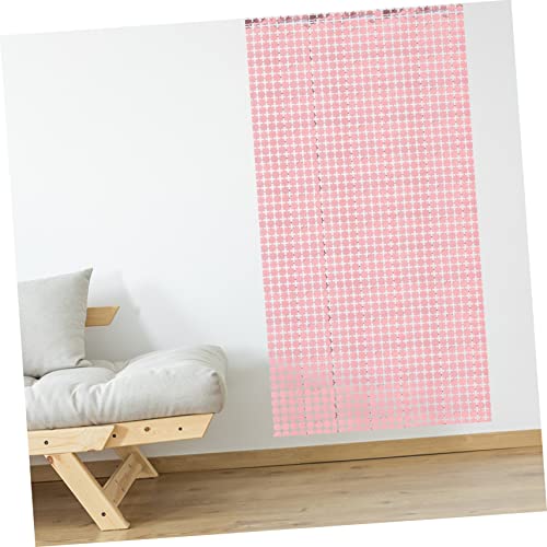 Abaodam 2 Peças De Cortina De Ouropel Quadrada Caixa Rosa Para Decorar O