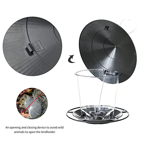Hanizi Bird Feeders For Outside, Bird Feeder, Wild Bird Seed For Outside Feeders, Squirrel Proof Birds Feeder And Garden Decoration Yard For Bird Watchers  thumb #5