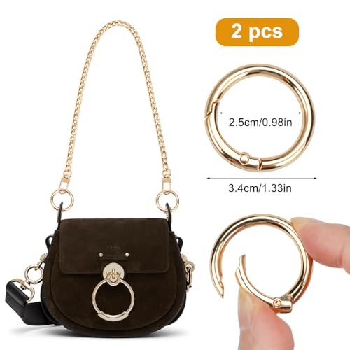 Chaîne Sac à Main Or 120cm, 2 Pièces Chaîne de Rechange en Métal – vue 3