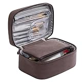 BYYLECL Reise-Make-up-Tasche mit Pinselfach, große Kosmetiktasche, tragbare...