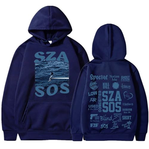 Sweatshirt SZA SOS chaud contre le froid en coton thermique respirant style vintage TP