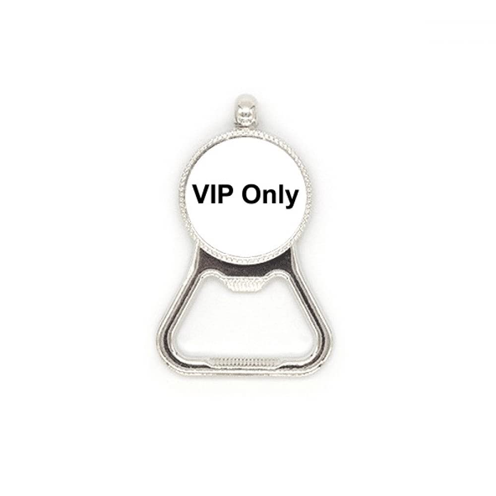 Décapsuleur acier inoxydable VIP Only ouvre-bouteille robuste à symbole noir