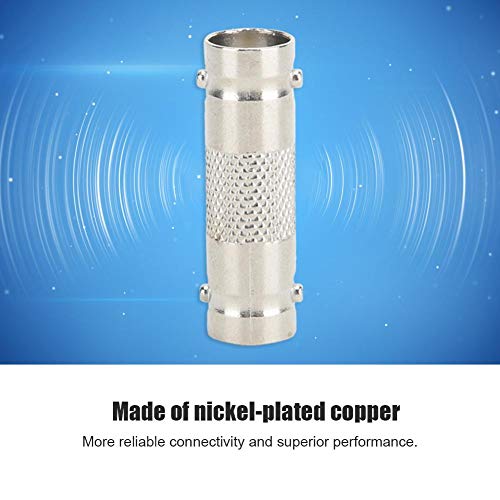 VBESTLIFE Nickel Plated Copper 50 Ohms BNC Female to BNC Female Adapter Connector(10pcs), default - Image 4