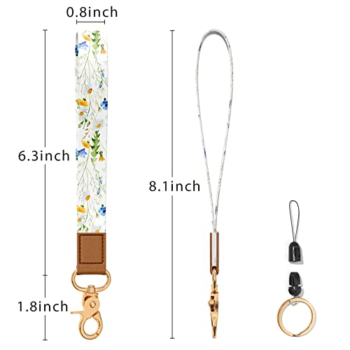Image of Wrist Lanyard Key Chain, Wristlet Strap Keychain Holder for Women Men Car Keys Wallet Card Phone