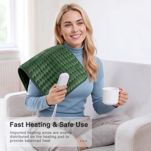 Image of VALGELUIK Electric Heating Pad 12 x 24 in - Gifts for Women Mom Wife
