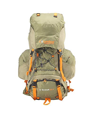 COLUMBUS Scout 40 5  con Funda DE Lluvia  Mochila Montañismo  Alpinismo y Trekking