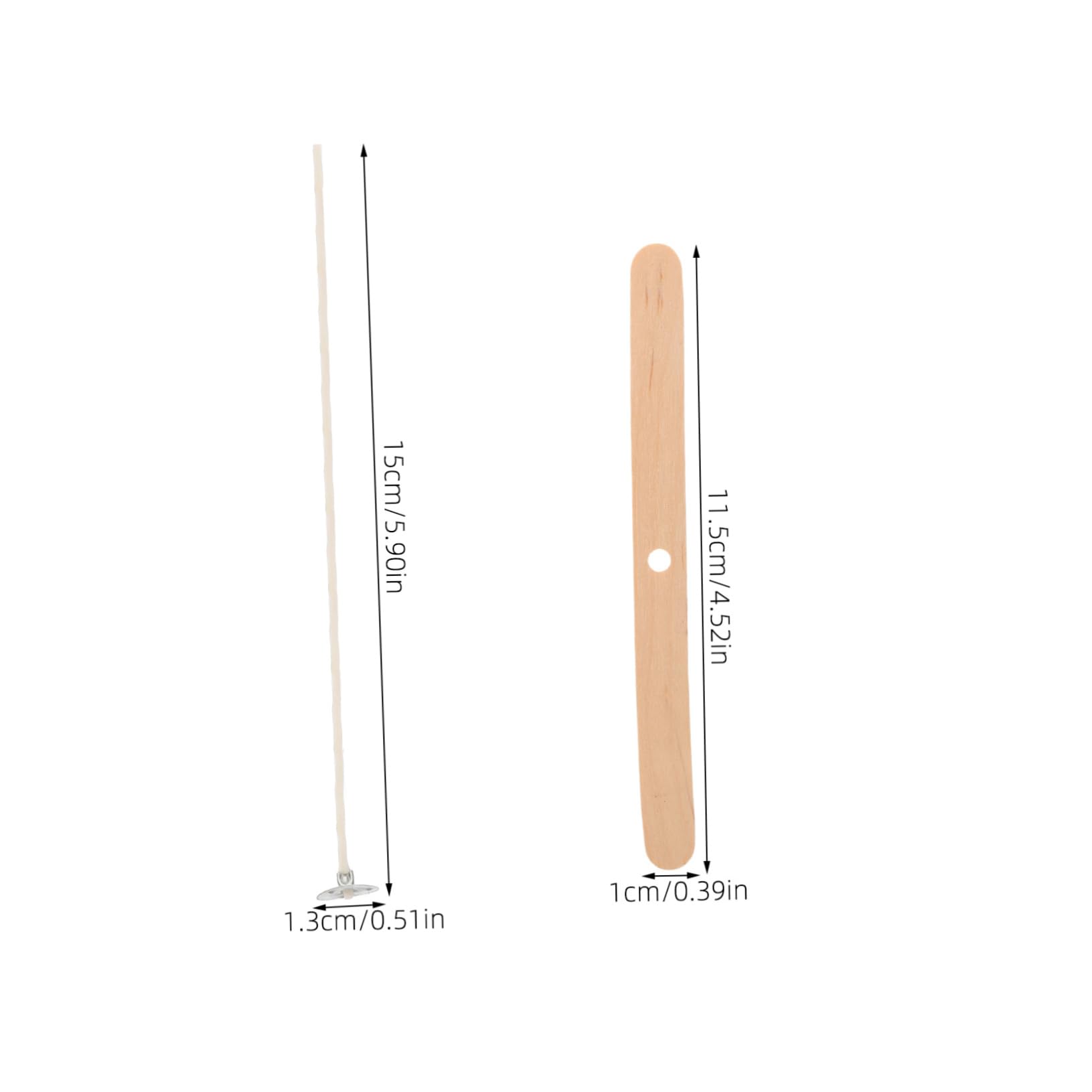 Vaguelly Tealight Candle Maker Supplies 160pcs DIY Candle Wicks 15cm Length for Beginners Experts