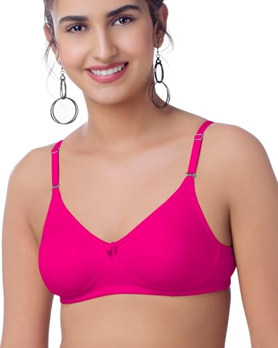 Image of Brida Breathable Cotton Non-Padded Transparent Bra - Comfortable, Stylish, and Lightweight Lingerie for Women - Monica