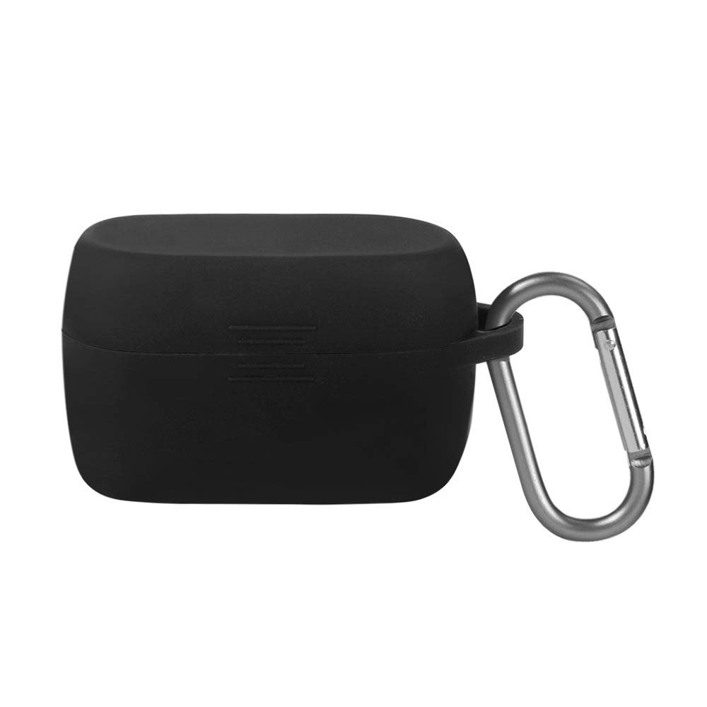 RLTechCase for Jabra Elite 75t, Soft Silicone Full Protective Earphone Case  Cover for Jabra Elite 75t True Wireless Bluetooth Earbuds with Finger Ring - Main Image