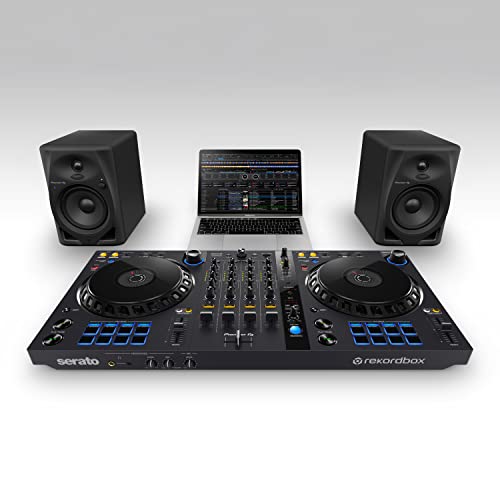 Pioneer DJ DM-50D-BT 5-Inch Desktop Monitor System with Bluetooth, Black - Thumbnail 5