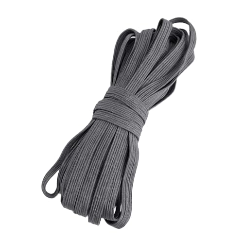 WedDecor 5mm Élastique Plat Bobine De Couture, Loisirs Créatifs Et DIY Arts Large Tressé Extensible Bracelet Cordon pour Couture Masque, Artisanat...