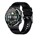 ZGZYL E88 Inteligentny zegarek z termometrem/ciśnienie krwi/tlen krwi/EKG/Tętno Monitorowanie Zegarek Fitness Watch Wodoodporny zegarek sportowy,A