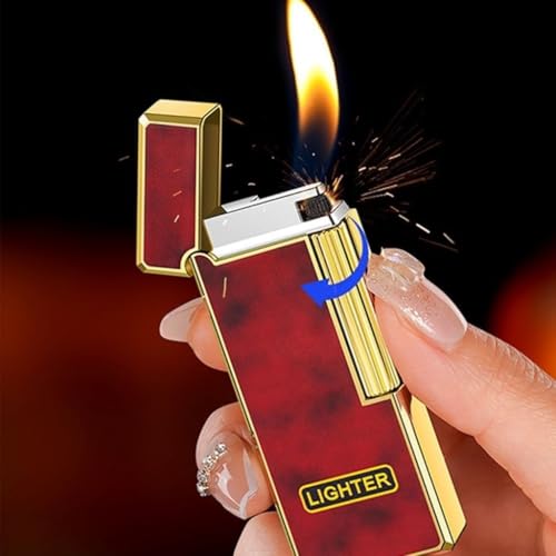Encendedor recargable de butano metálico portátil miniatura 3