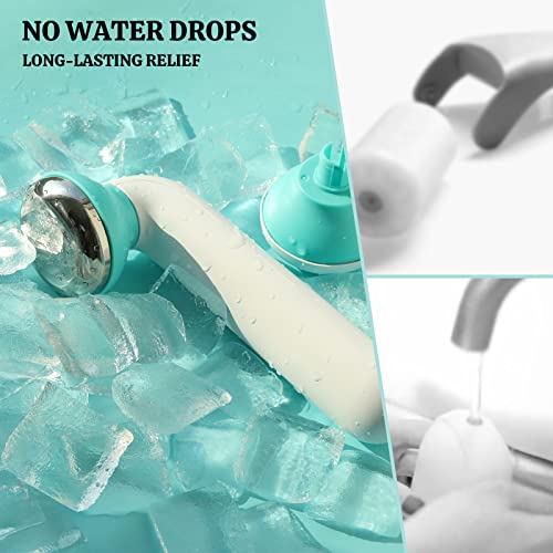 Gugug Facial Ice Roller For Face & Eye Puffiness Relief, Ice Face Roller Skin Care Tool, 2 Heads-Blue #TOP2