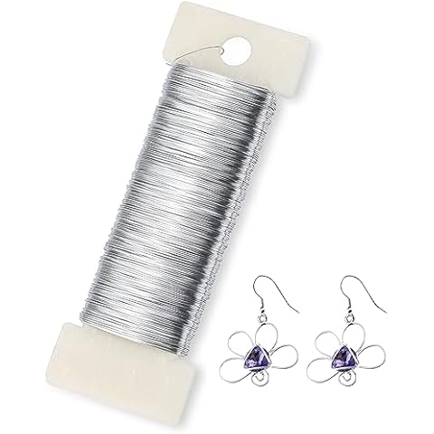 50m Silver Jewellery Wire for Crafts Cover