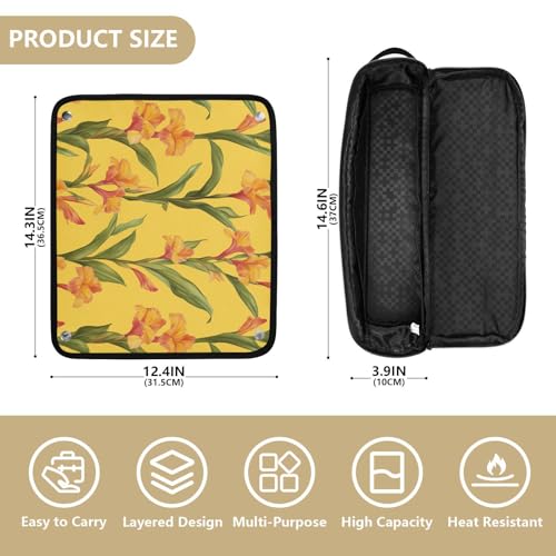 Estuche de viaje 2 en 1 para plancha y rizador miniatura 4