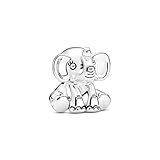 Charm Elle l'Elefante, 799088C00, Donna, Argento