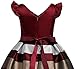 Dresses for 14 Year Old Girl Dresses for Children 13-14 Girls Fancy Dress Girls Dress Pageant Girls Retro Dress Girls Vintage Dresses (1780 Burgundy,14)