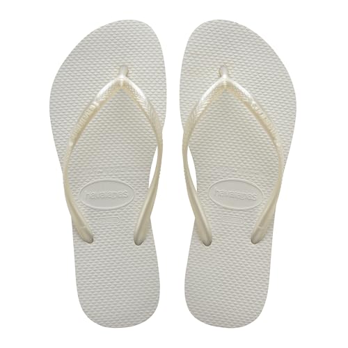 Havaianas - Slim, Infradito da Donna Eleganti, Resistenti e Versatili con Suole Strutturate per una Maggiore Aderenza e Sostegno