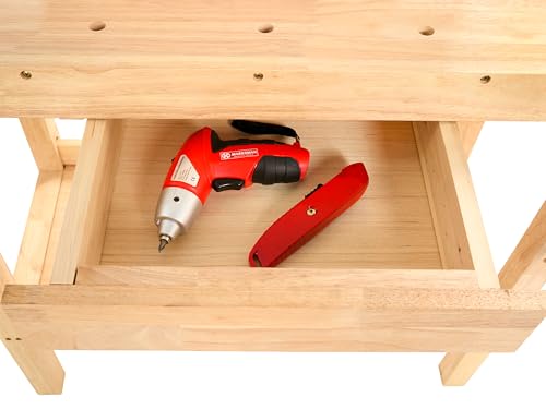 The Workplace Depot Wooden Workbench – Heavy-Duty Workstation with Rapid-Action Vices & Integrated Storage, Ideal for DIY, Carpentry & Professional Workshops 7 The Workplace Depot Wooden Workbench – Heavy-Duty Workstation with Rapid-Action Vices & Integrated Storage, Ideal for DIY, Carpentry & Professional Workshops - Image 7