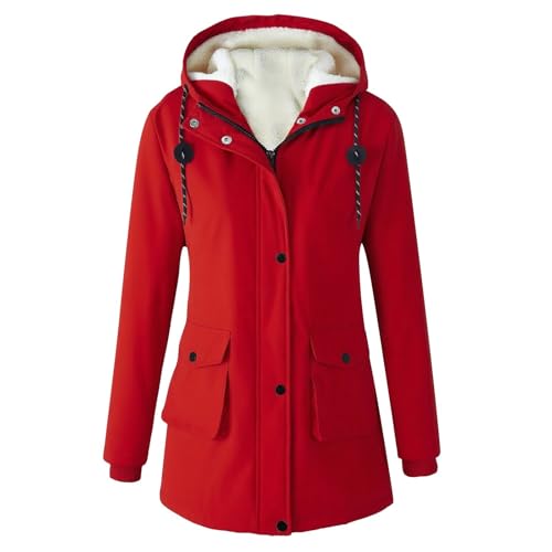 Chaqueta impermeable a prueba de viento para mujer con capucha