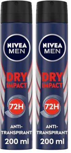 Déodorant Spray Homme Anti transpirant 0% Alcool Dry Impact Nivea Men Le Spray - vue 9