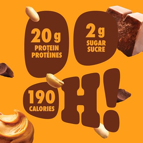 Pure Protein Bars, Gluten Free, Snack Bars, Chocolate Peanut Butter, 50 gram, 6 Count, {Imported from Canada}