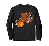 Bear Holding Basketball Ball