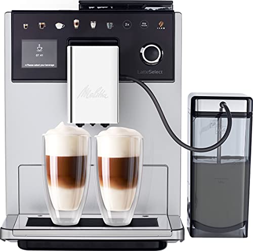 Melitta Latte Select Kaffeevollautomat, silber – Bild 3