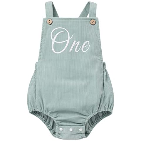 IBTOM CASTLE Baby Birthday Cake Smash Romper Cover