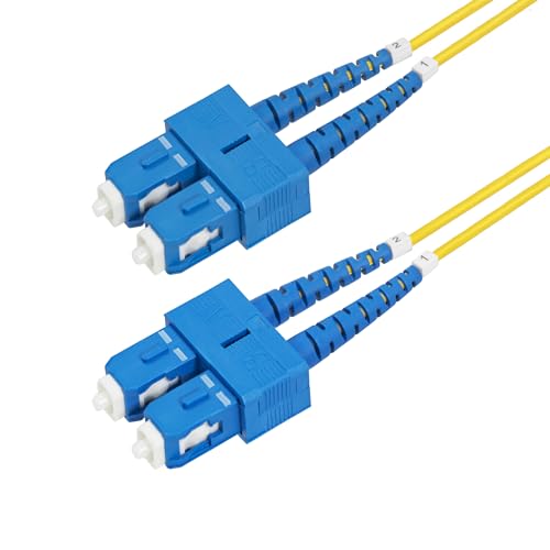 Câble fibre optique 10m monomode SC à SC StarTech.com OS2 duplex pour réseau local