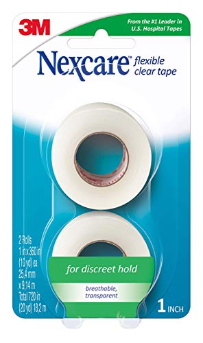 Nexcare Flexible Clear Tape, Tears Easily, From the #1 Leader in U.S. Hospital