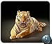 Produktbild Größte Katze The Amur Tiger Schwarzer Hintergrund Mauspad Anti-Rutsch-Desktop-Mauspad Gaming-Mauspad