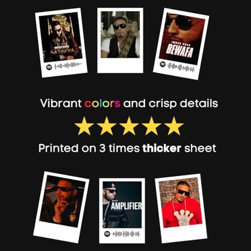 Image of Imran Khan Polaroids Punjabi Songs Mini Poster Kit (Set of 15) | Bewafa, Satisfya, Amplifier Polaroids Size (8 x 6 cm) Posters for Phone Acce ssories, Bedroom, Office, Living room, room decoration