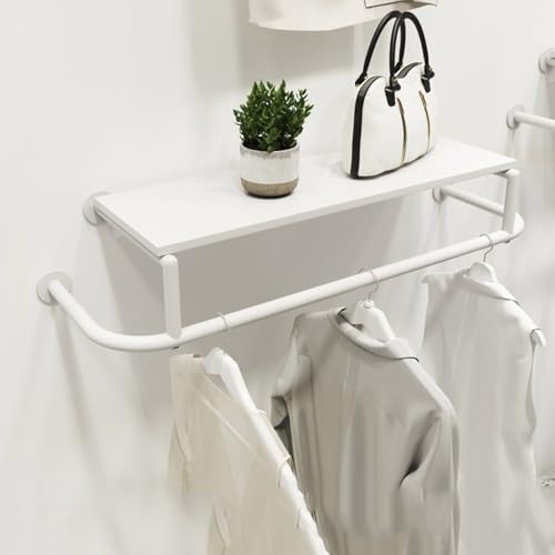 Portant mural robuste pour ranger vos vêtements et optimiser vos murs - 2