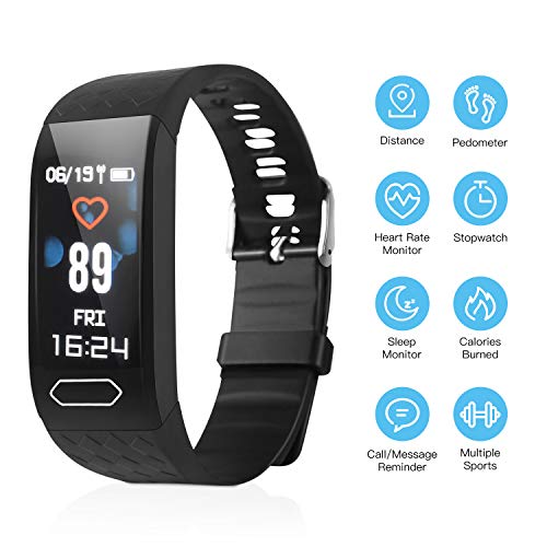 ESOLOM Fitness Tracker, Smartwatch estanco IP67 Fitness pulsera con Herzfrequenzmesser 0,96 aduanas Farbbildschirm Aktivitäts-Tracker podómetros Schlafmonitor Fitnessuhr para niños mujeres hombres