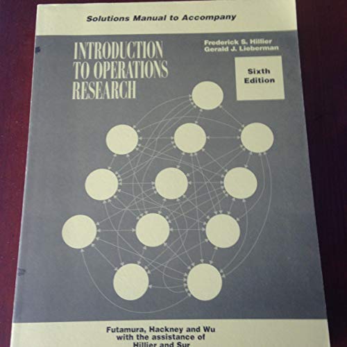 Solutions Manual (Introduction to Operations Research)