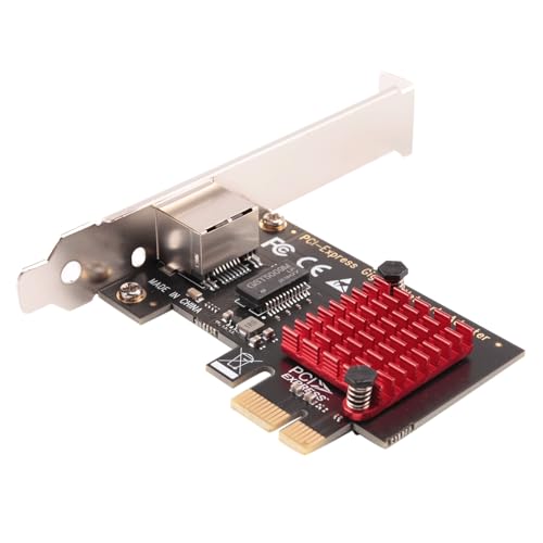 Tarjeta de red PCIe Gigabit 10/100/1000Mbps RJ45 adaptador de red cableado LAN miniatura 4