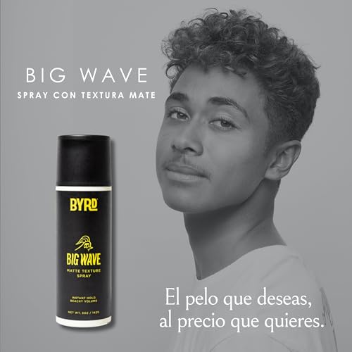 Byrd - Big Wave Matte Texture | Texturizador de Cabello Spray Con Acabado Mate | Spray Volumen Cabello Fino | Ondas Surferas Gruesas y Voluminosas | Efecto Recién Salido de la Playa - imagen 2