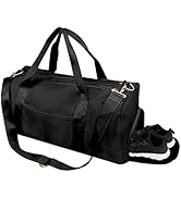 TINNIVI Sports Gym Bag Travel Duffel Bag Waterproof Weekender Overnight Tote Carry On Bag with We...