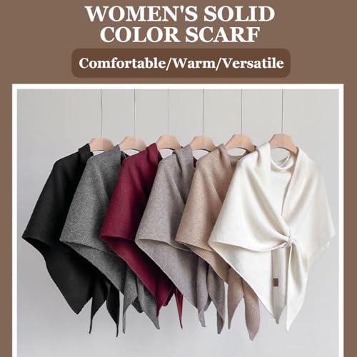 Pashmina Women's Solid Color Scarf,2025 New Shawl Wraps for Women,Evening Shawl Wraps for Women,Warm for Daily Wear2