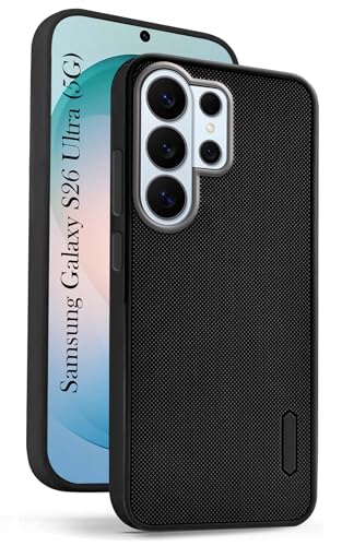 Image of Jkobi Rubberised Back Cover Case for Samsung Galaxy S26 Ultra (Textured Grip Design | Micro-Fiber Cloth Inside | Slim and Light Weight | Soft Touch and Feel)
